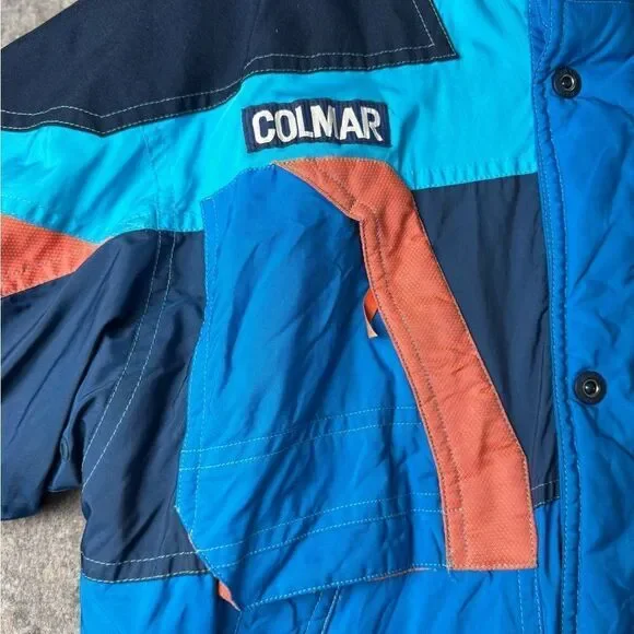 Colmar Super Mecpor Mens Outdoor Mountain Snow Hooded Vintage Ski Jacket Size 42